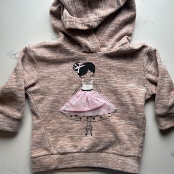 Hooded ballerina top 6-12mnths