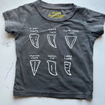MINI MUNSTER 100% cotton top 6-12mnths