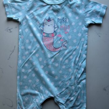 Cotton romper 6-12mnths