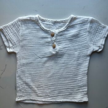 Stunning 100% cotton top 6-12mnths