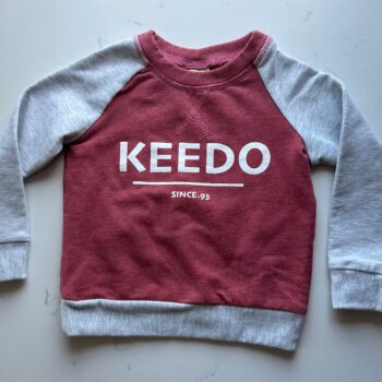 KEEDO sweatshirt 100% cotton 6-12mnths