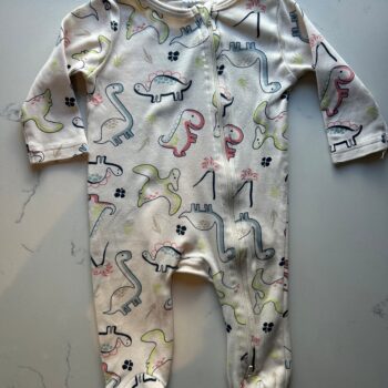 Dino cotton romper 0-3mnths