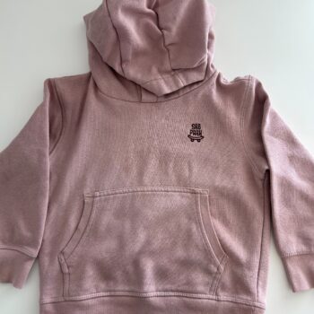 WOOLWORTHS fleece lined cotton hoodie 4-5yrs