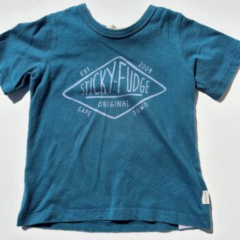 STICKY FUDGE cotton t-shirt 2-3yrs