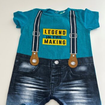 100% cotton romper 3-6mnths