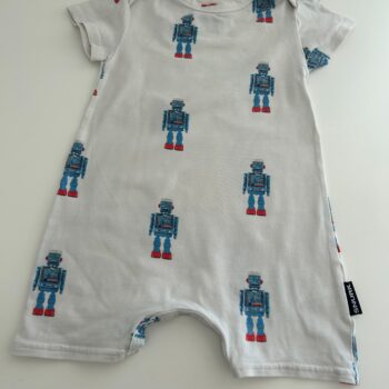 SNURK Organic cotton IMPORTED romper 6-12mnths