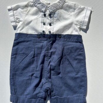 JANIE AND JACK stunning cotton romper IMPORTED 0-3mnths