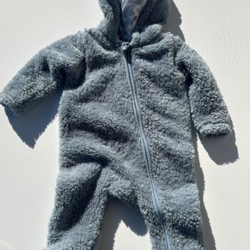 CUDDLESOME fleece hooded romper with ears BRAND NEW 3-6mnths