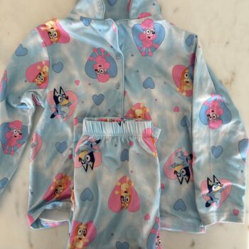 PRIMARK BLUEY pajama set 4-5yrs