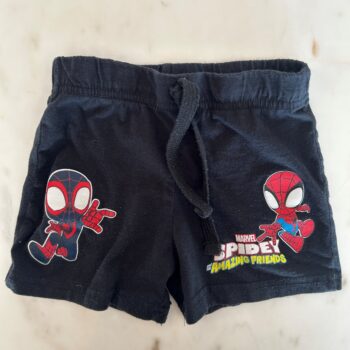 MARVEL SPIDEY embossed 100% cotton shorts 6-12mnths