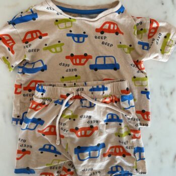 WOOLWORTHS 100% cotton pajama set 6-12mnths