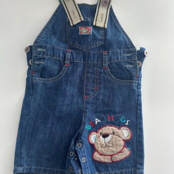 Denim dungarees 0-3mnths