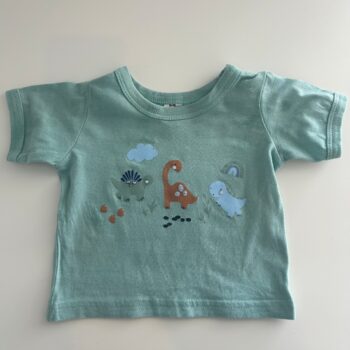 100% cotton dino t-shirt 0-3mnths