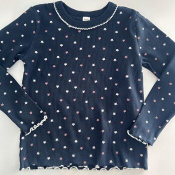 UNIQ ribbed cotton printed top 4-5yrs