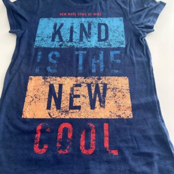 NEW WAVE printed cotton t-shirt 8-9yrs